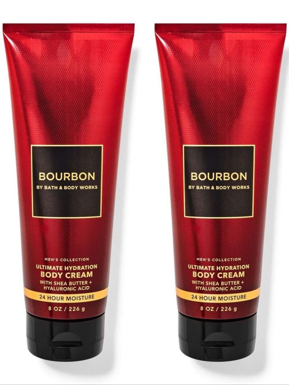 Bath & Body Works Bourbon Men's Body Cream Set of 2 NEW